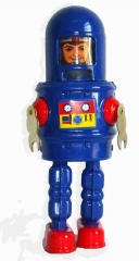 Robot de hojalata con mecanismo de cuerda.juguetedehojalata.com