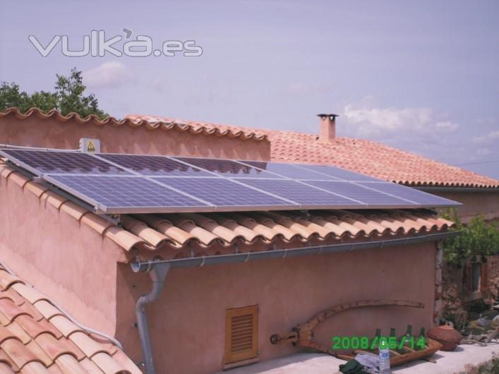 Vivienda aislada de 1,2Kwp