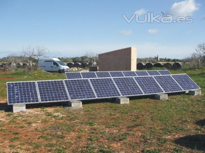 Vivienda asilada 2,2 Kwp