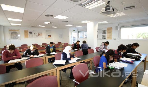 students in class