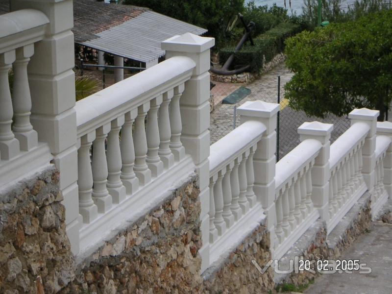 balaustradas y columnas