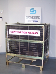 Contenedor para transporte de olivas