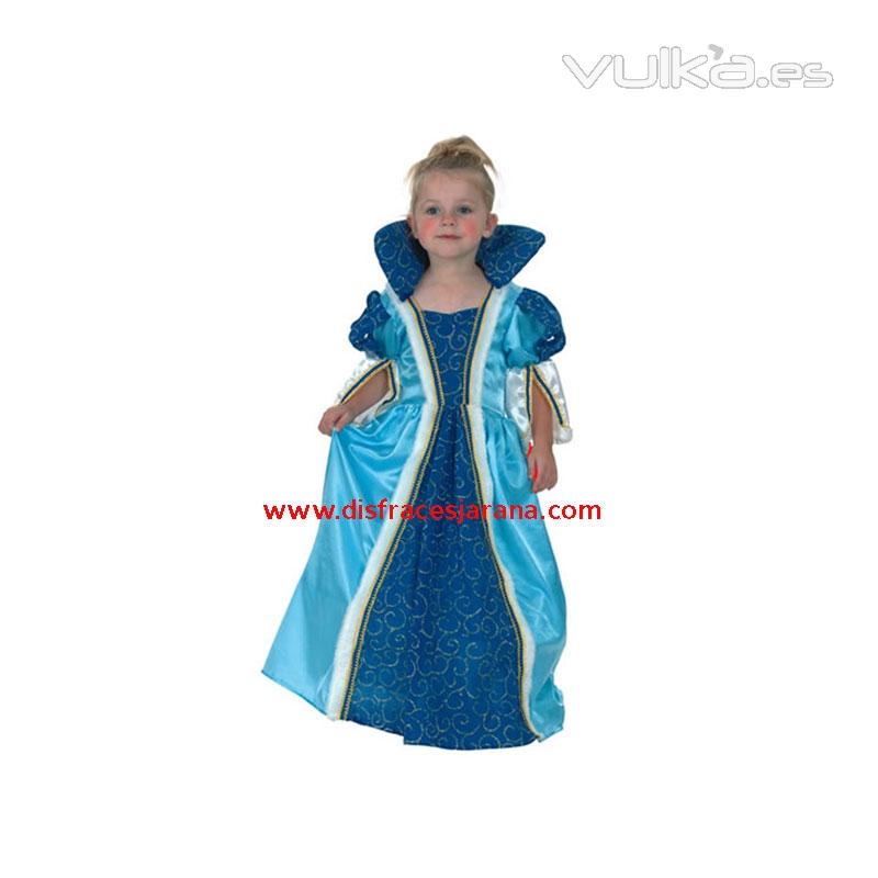 Disfraz de Princesa azul para las ms peques