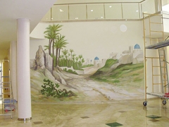 Mural Universidad Elche. Grandes espacios
