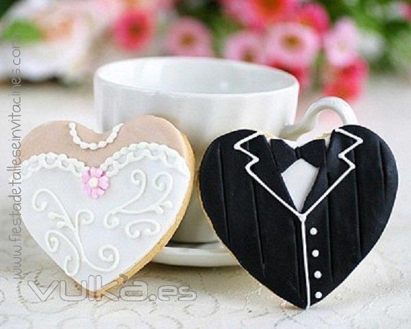 Deliciosas galletas nupciales