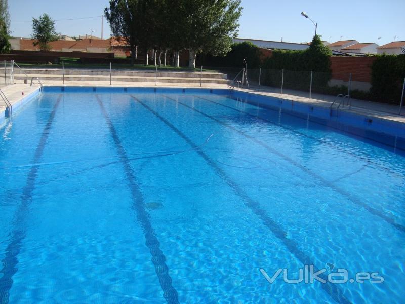 Reparación del Vaso de la piscina de Camuñas