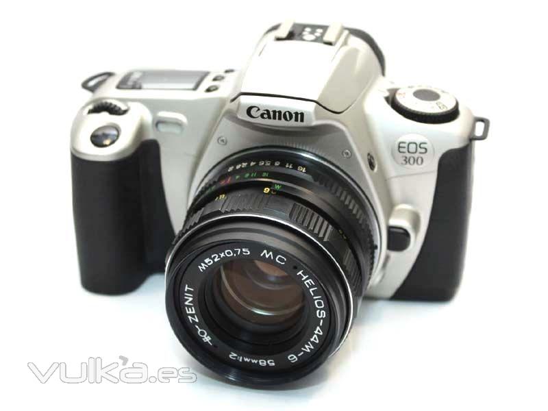 Objetivo de rosca M42 en Canon EOS