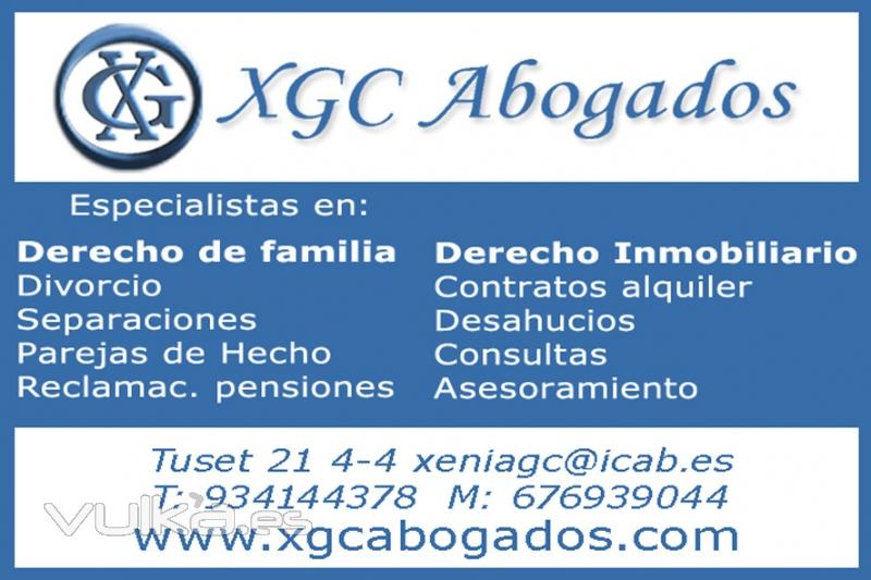 Servicios de XGC Abogados