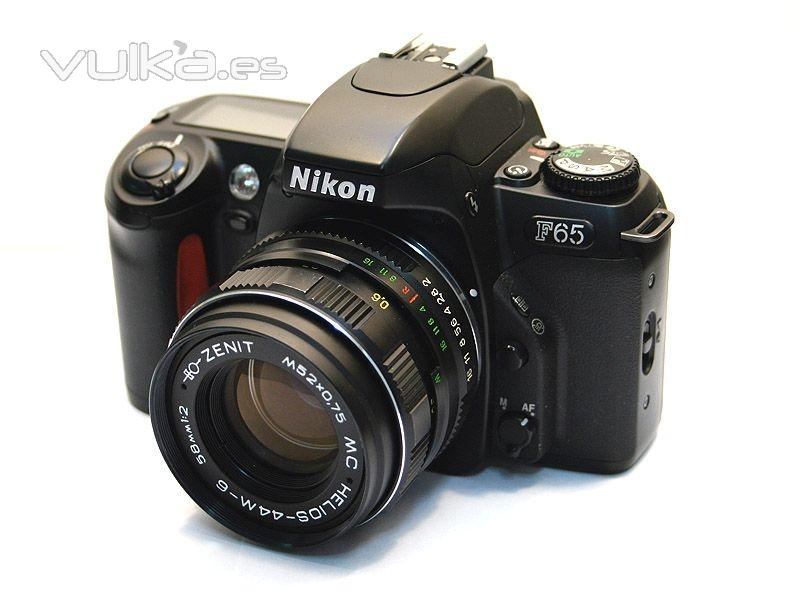 Objetivo de rosca M42 en Nikon