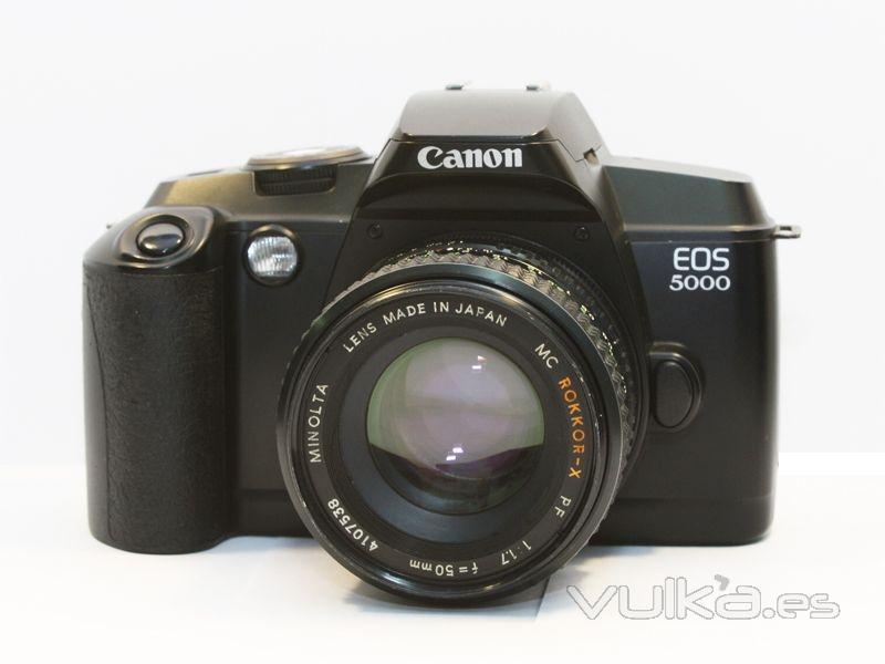 Objetivo Minolta MD (manual) en Canon EOS