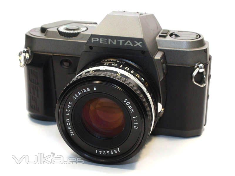 Objetivo Nikon en Pentax