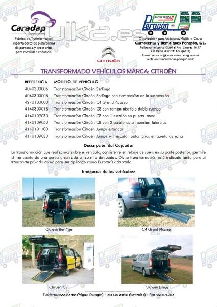 TRANSFORMACIONES DE CAJEADOS SOBRE CITROEN