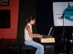 Rocio esperilla en una audicion en el mercantil
