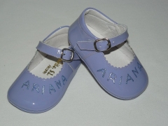 Zapato de charol de primera calidad, hecho a mano, con cierre de hebilla, disponible en varios color