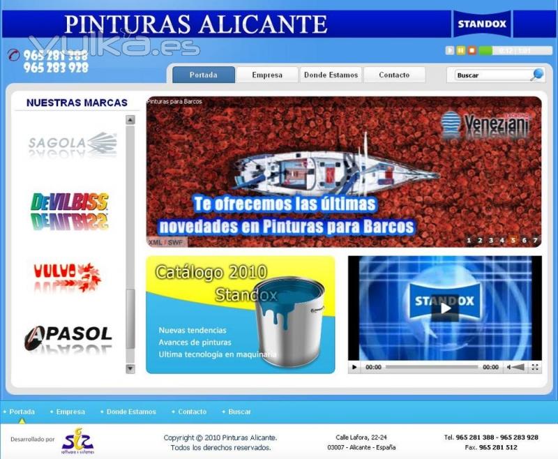 Pinturas Alicante - Venta de todo tipo de pinturas para coches y barcos