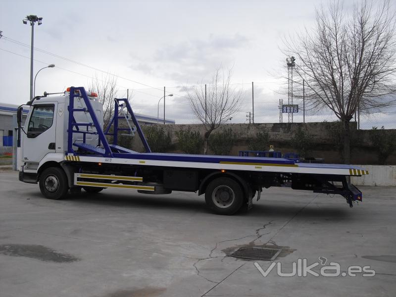 GRUAS PORTAVEHICULOS DOBLE PLATAN CON PISOS DEL MISMO ANCHO