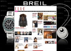 Campaña para BREIL Watches en el portal ELLE.