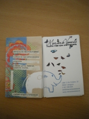 Diseno de tarjetas de visita de merceria vanesa