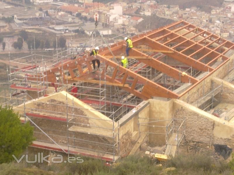 obras del parador de lorca en castillo