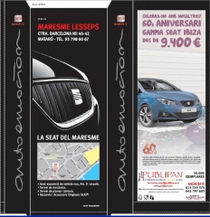 Campaña de 50.000 ejemplares unico anunciante de SEAT MARESME (Mataró)