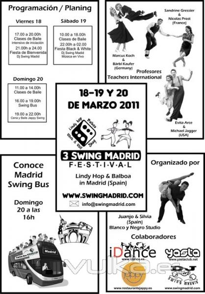 Fotos del evento III Swing Madrid Festival 2011 18,19 y 20 de Marzo Baboa Lindy Hop