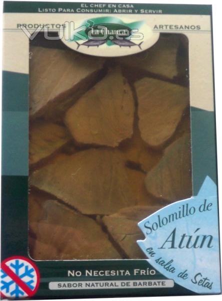 SOLOMILLO DE ATUN EN SALSA DE SETAS