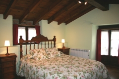 El molino de bonaco:habitacion con cama de matrimonio