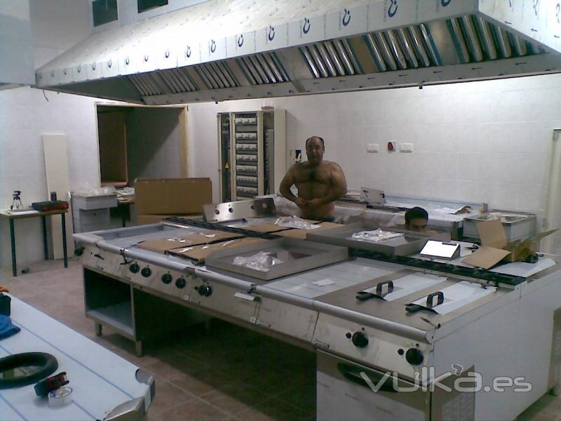 cocina central de la Da Canio San Andrs