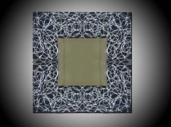Espejo 80 x 80 tecnica mixta