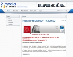Diseño corporativo de 2 y Media Systems