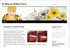 Diseño de Blog de Mikita Perez