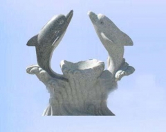 Delfines de granito decoracion piscinas y exteriores
