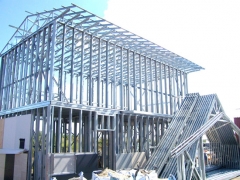 Estructura de acero galvanizado para una casa steel framing