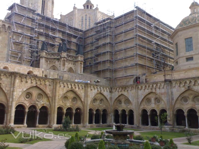 andamio tubular catedral de tarragona 18.000m2