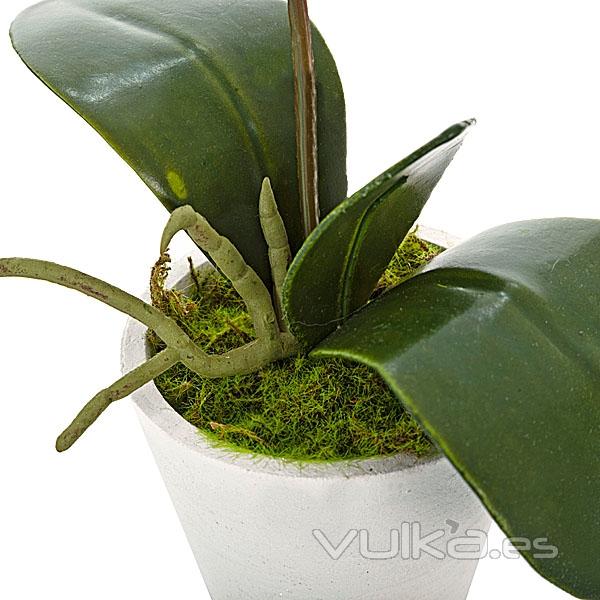 Planta artificial phalaenopsis blanca en lallimona.com detalle2