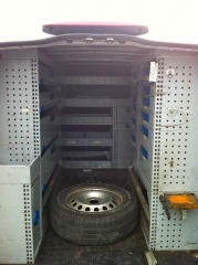 Interior de unidad movil