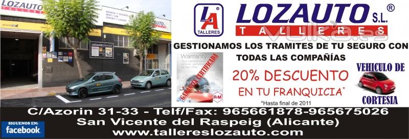 20% descuento en franquicia