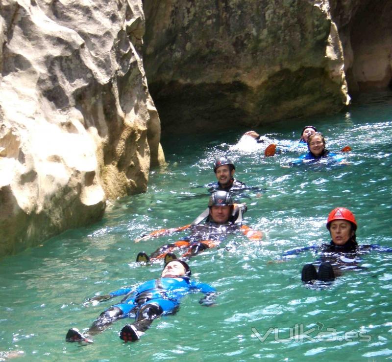 Descenso de Barrancos en la Sierra de Guara