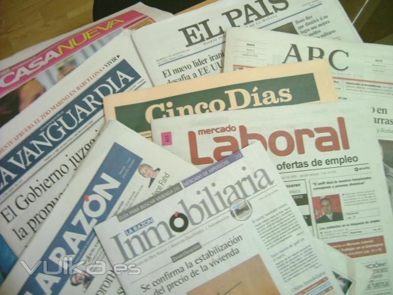 Prensa Generales y Clasificados Modulos Palabras Lineas etc