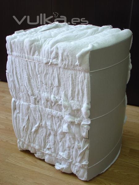 Trapos toalla blanca algodón. www.traposlospozicos.com