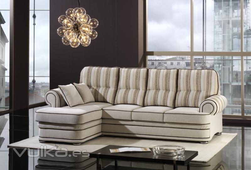 sofa semiclasico con/sin cheslongue