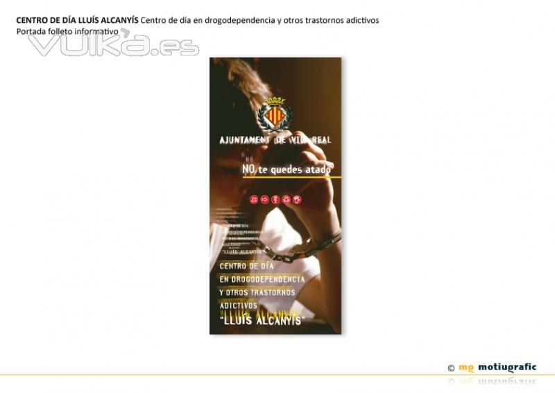 CENTRO DE DA LLUS ALCANYS, VILA-REAL Diseo de portada de folleto