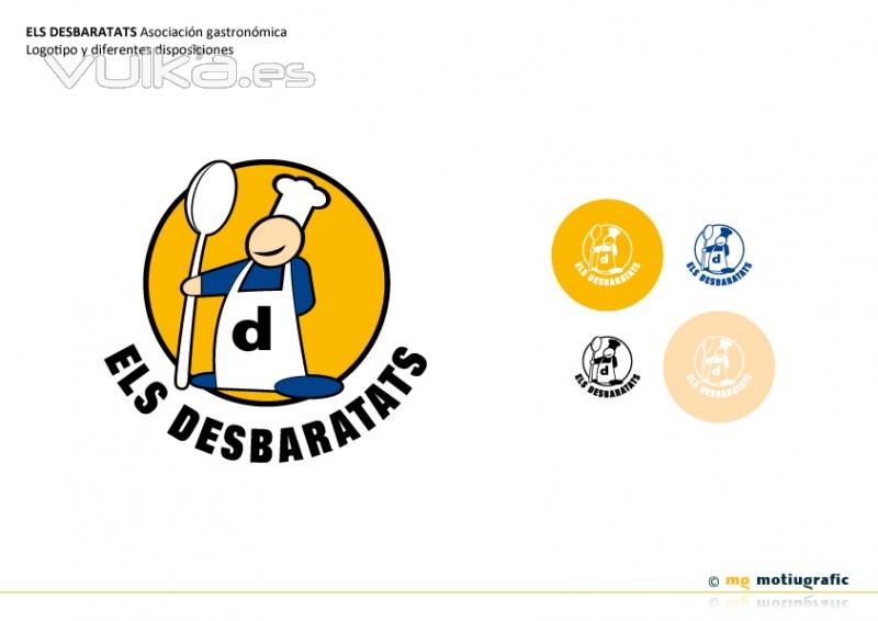 ELS DESBARATATS Asociacin gastronmica. Diseo de logotipo