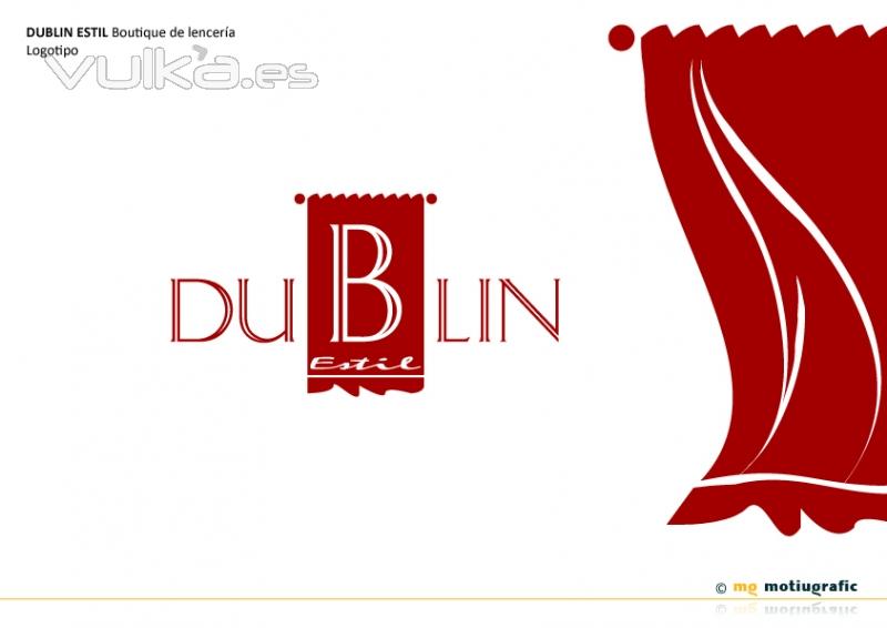 DUBLIN ESTIL Boutique de lencera. Diseo de logotipo