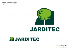 JARDITEC Empresa de jardinería. Diseño de logotipo
