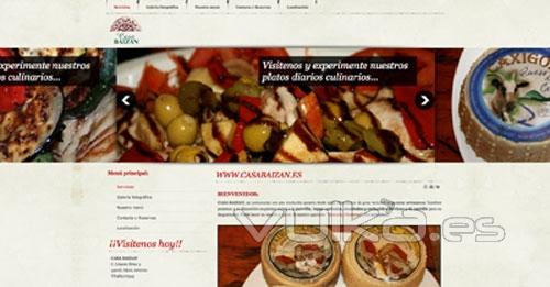 Web para el restaurante 