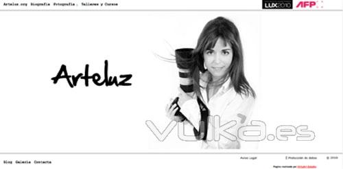 Web de la famosa fotografa leonesa Ana Cruz.