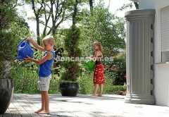 Don canalon® - deposito columna ajustable a pared - color gris