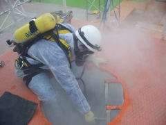 Curso de espacios confinados en nuestras instalaciones de ontigola