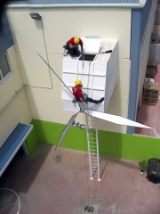 Curso de Altura sobre molinos eólicos en nuestras instalaciones de Ontigola
